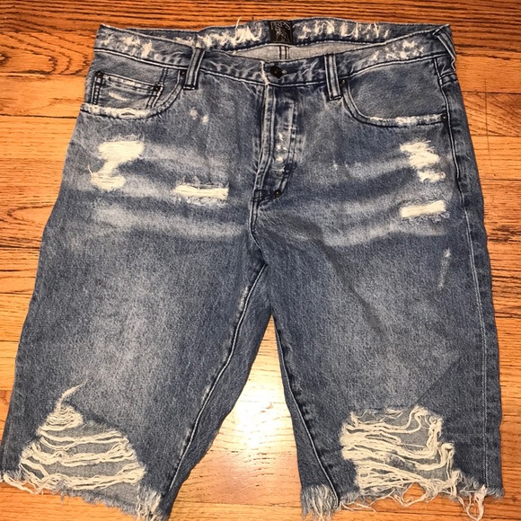 prps denim shorts